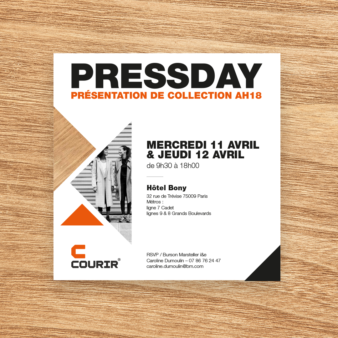 Courir - Pressday - présentation presse - www.an-so.fr