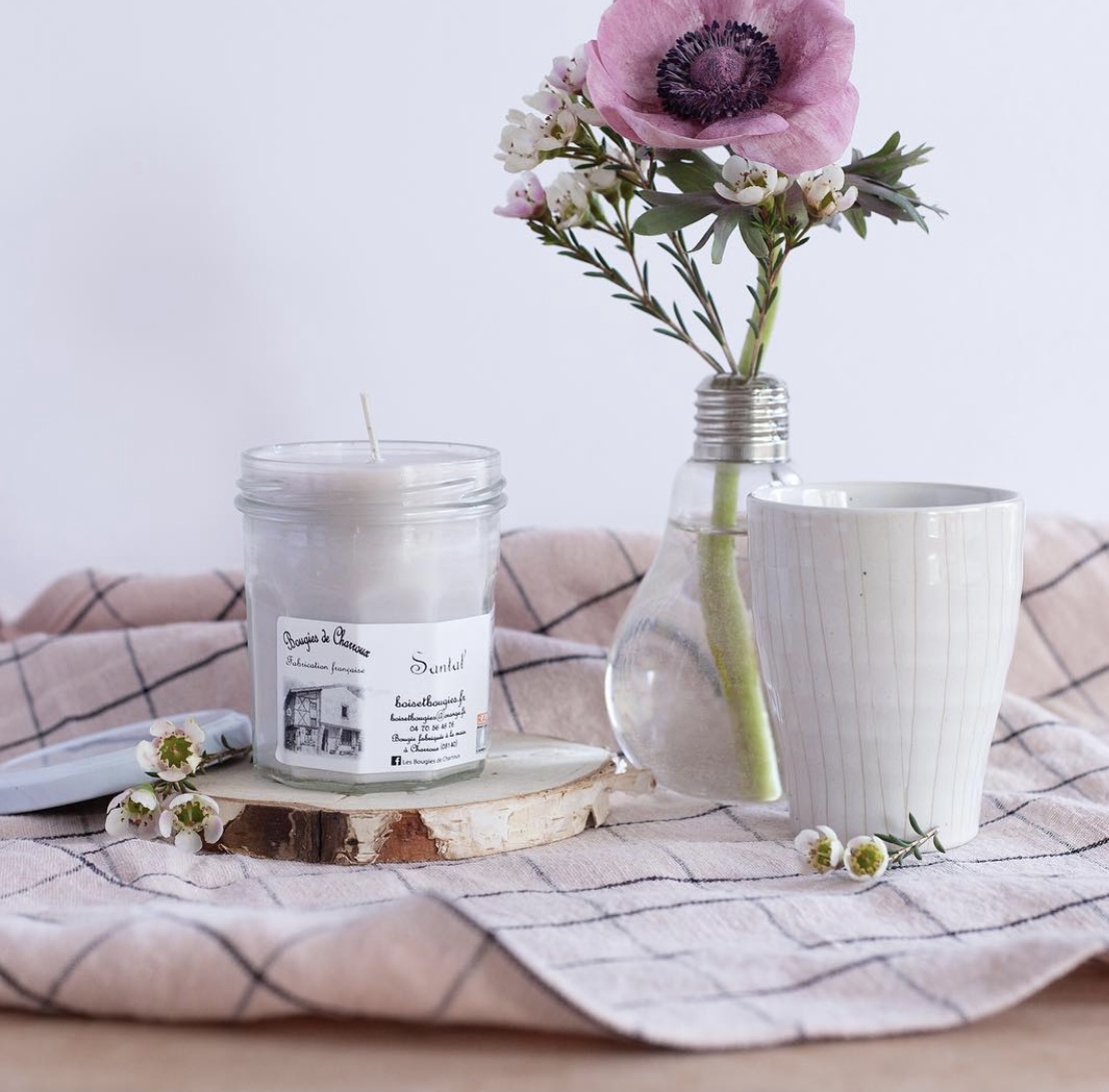 Photo Instagram - Partenariat Bougies de Charroux - @ansopaperboat