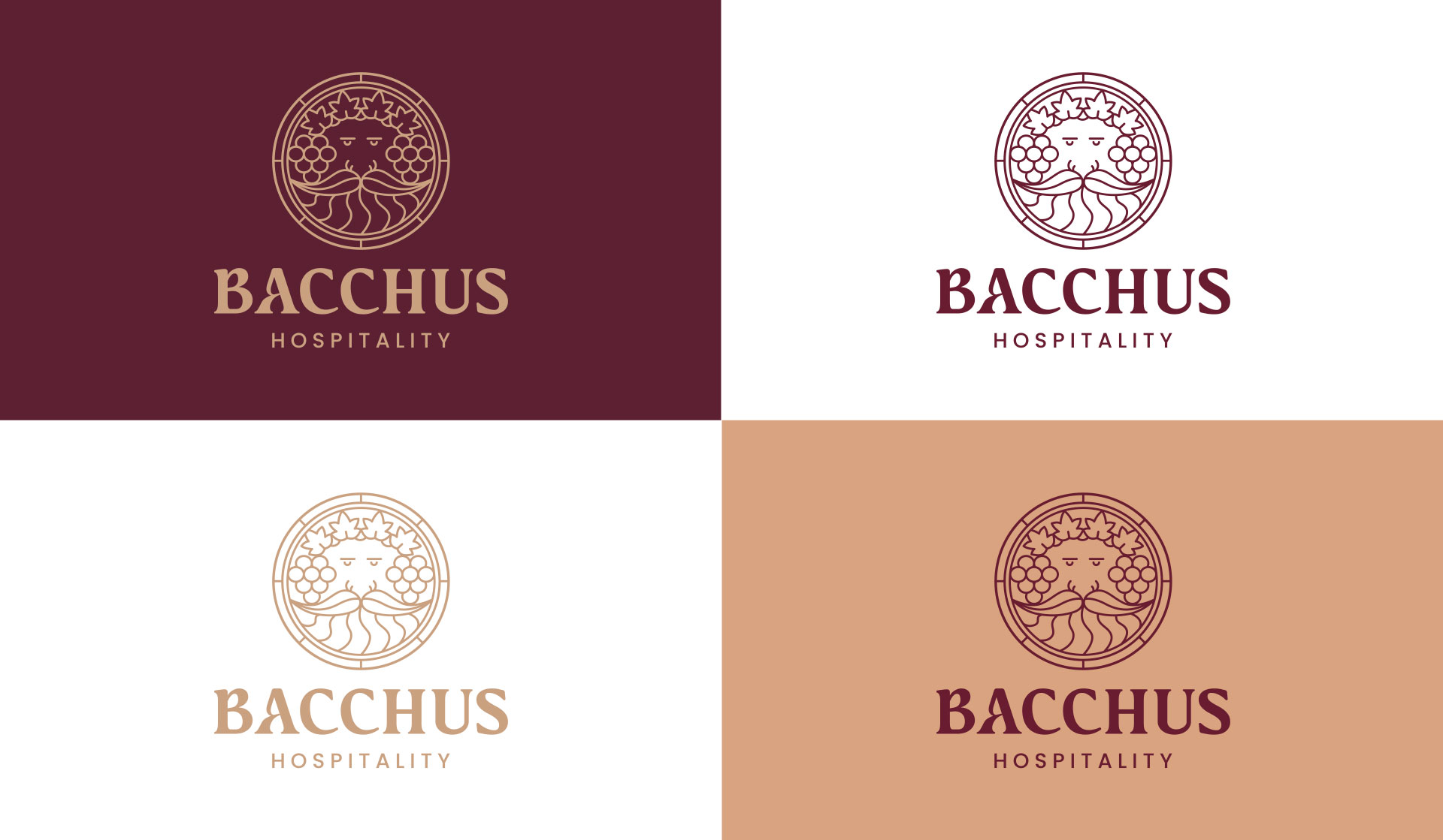 Bacchus Hospitality - Identité visuelle - Anne-Sophie Massip - www.an-so.fr