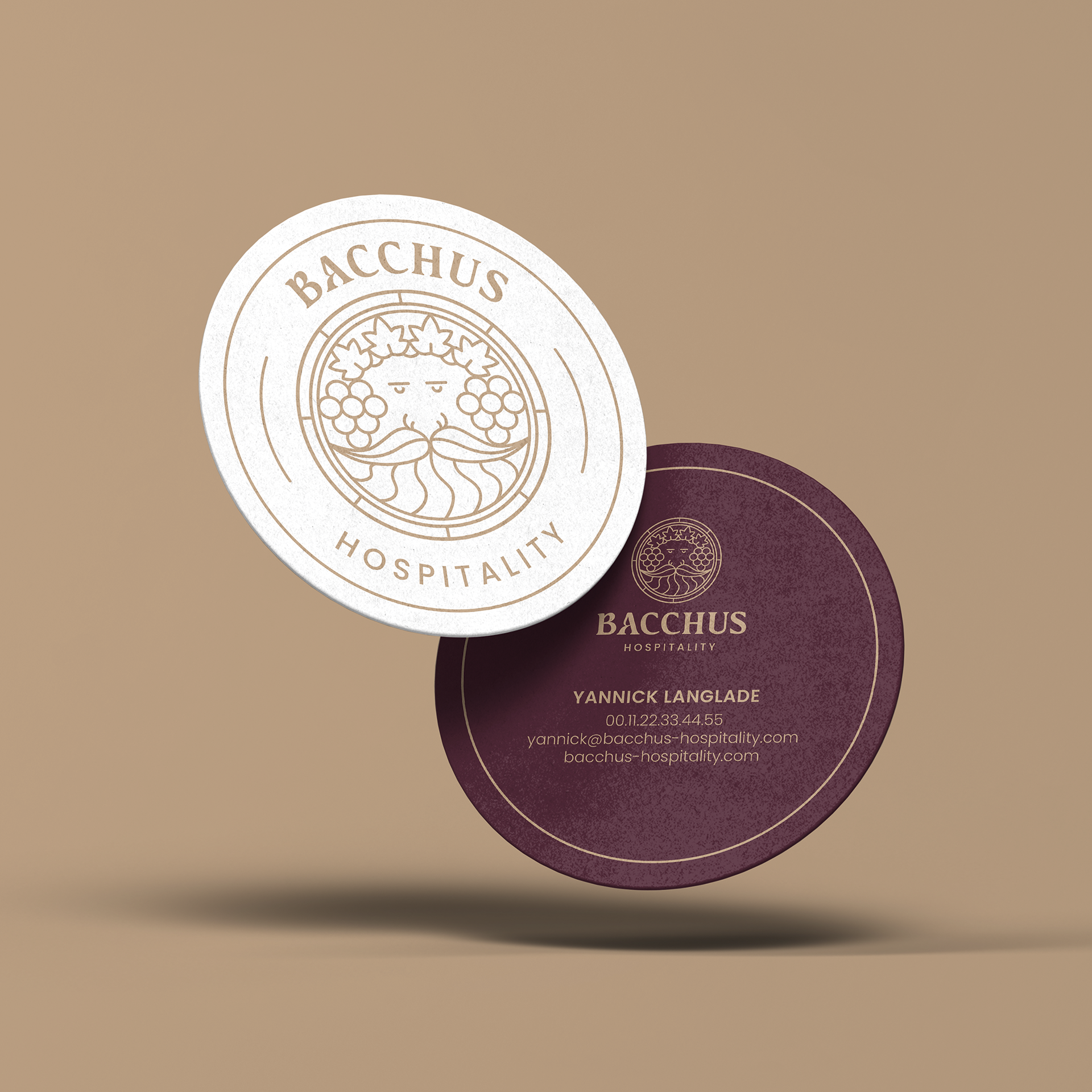 Bacchus Hospitality - Identité visuelle - Anne-Sophie Massip - www.an-so.fr