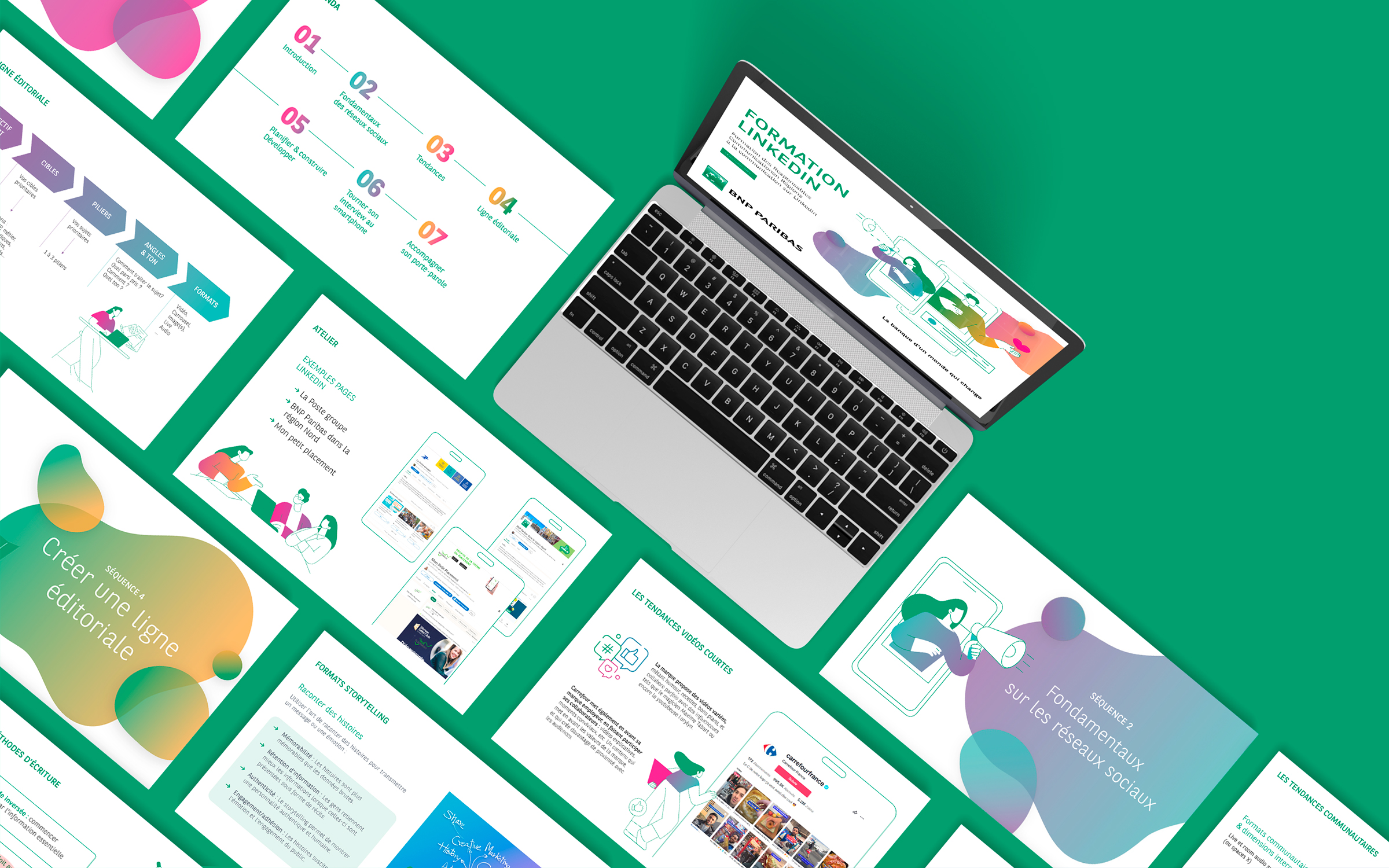 BNP Paribas - Power Point Formation LinkedIn - Anne-Sophie Massip - www.an-so.fr