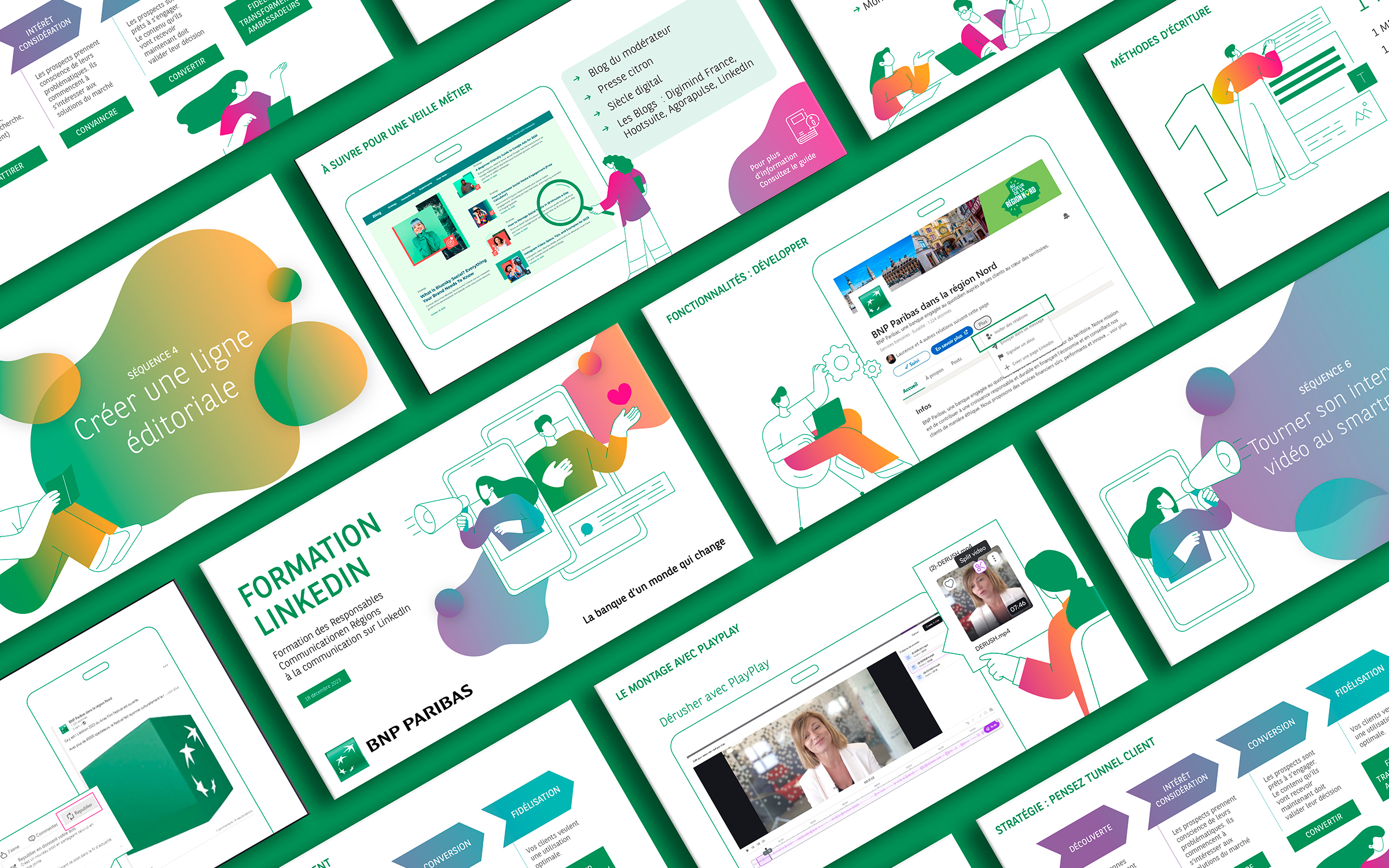 BNP Paribas - Power Point Formation LinkedIn - Anne-Sophie Massip - www.an-so.fr