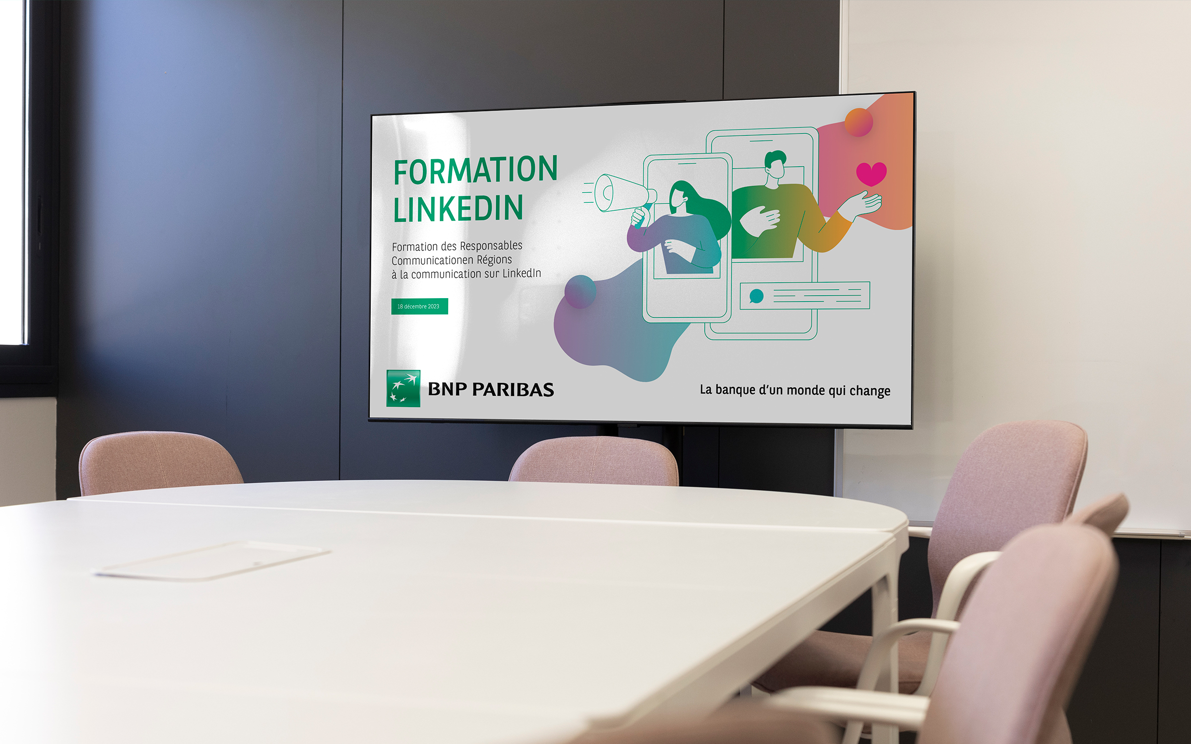 BNP Paribas - Power Point Formation LinkedIn - Anne-Sophie Massip - www.an-so.fr
