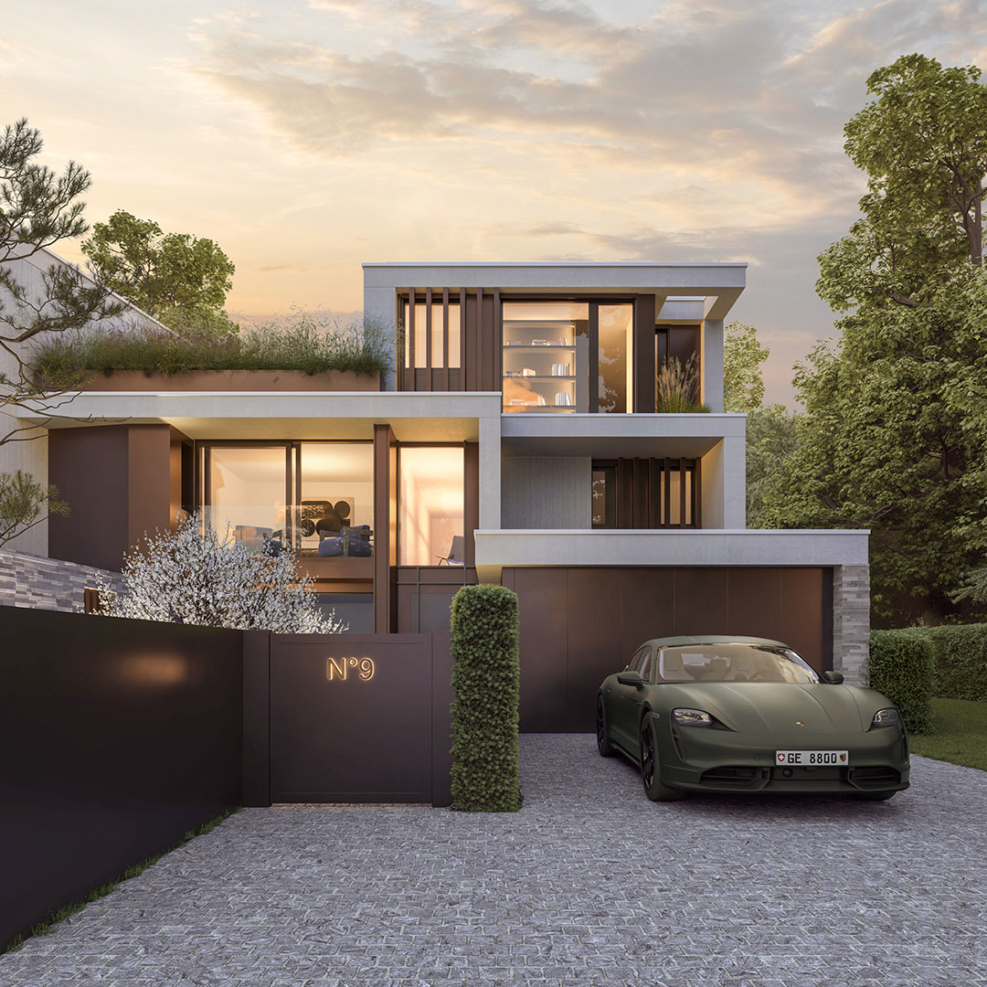 Naef Prestige Knight Frank - Crêt de Florissant - Anne-Sophie Massip Graphiste Freelance annecy