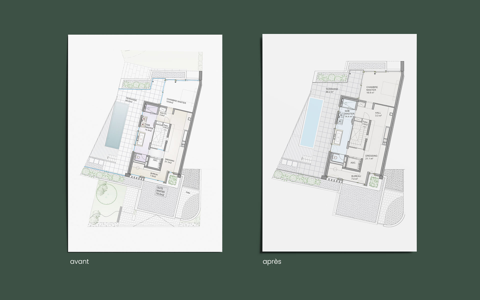 Naef Prestige Knight Frank - Crêt de Florissant Dossier de plans - Anne-Sophie Massip Graphiste Freelance annecy