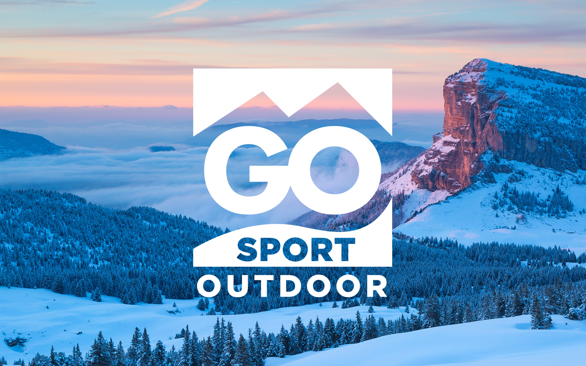 GO Sport Outdoor Chambéry - Supports de communication pour le magasin - Anne-Sophie Massip Graphiste Freelance à Annecy