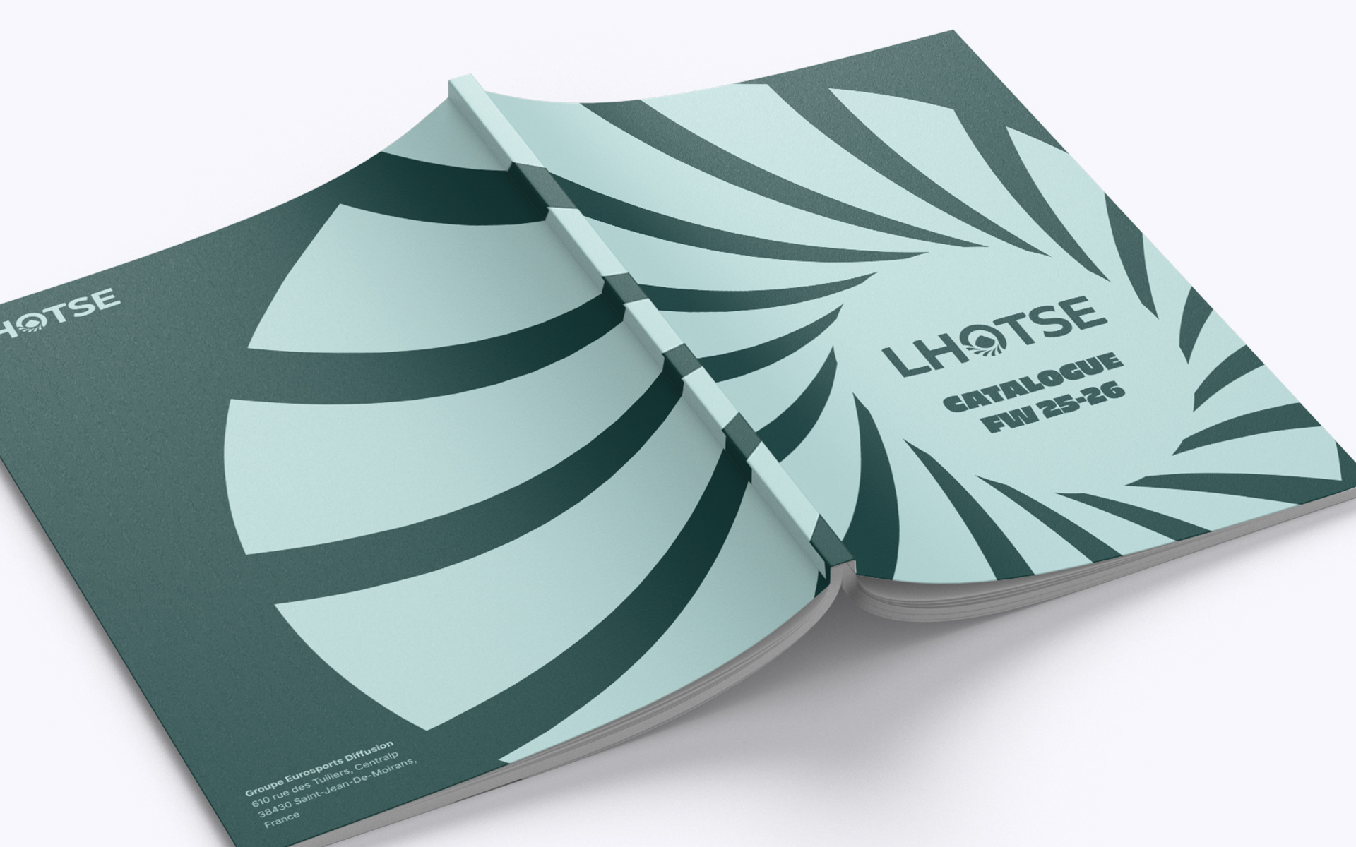 Lhotse - Catalogue produits outdoor - Anne-Sophie Massip Graphiste Freelance à Annecy