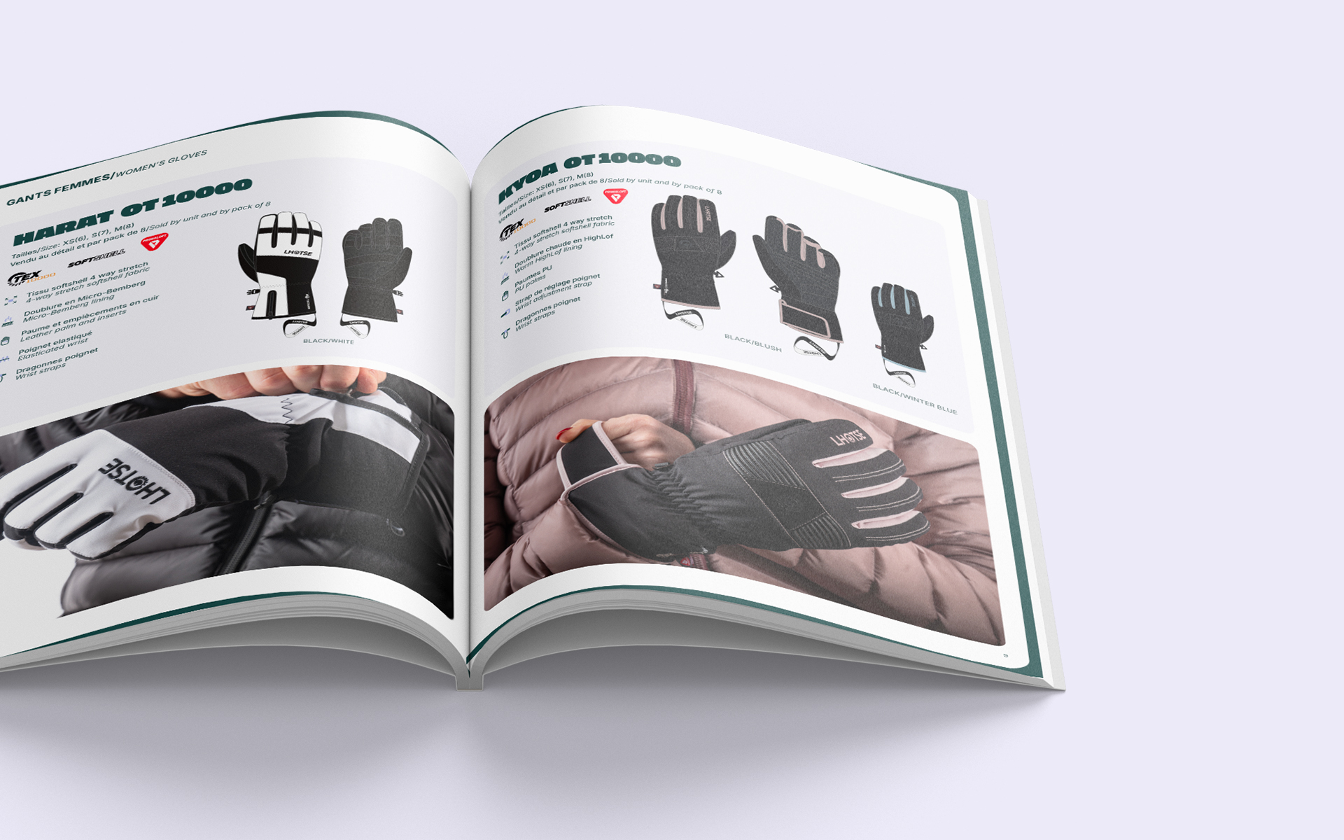 Lhotse - Catalogue hiver - Anne-Sophie Massip Graphiste Freelance à Annecy